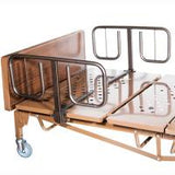T-Rails Attached to Hospital Bed