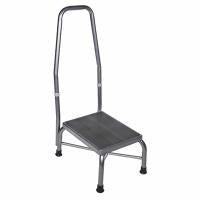 Bariatric Foot Stool with Handrail