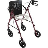 Free2Go Rollator with Raised Toilet Seat & Toilet Safety Frame